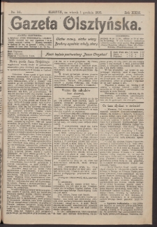 Gazeta Olsztyńska, 1908, nr 141