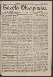 Gazeta Olsztyńska, 1908, nr 144