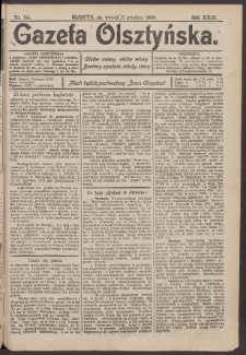 Gazeta Olsztyńska, 1908, nr 144