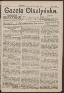 Gazeta Olsztyńska, 1908, nr 145