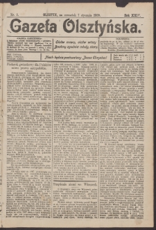 Gazeta Olsztyńska, 1909, nr 3