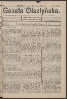 Gazeta Olsztyńska, 1909, nr 6