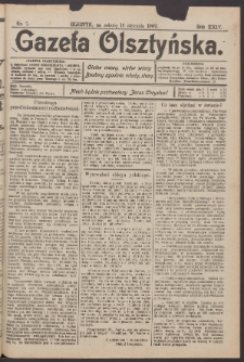 Gazeta Olsztyńska, 1909, nr 7