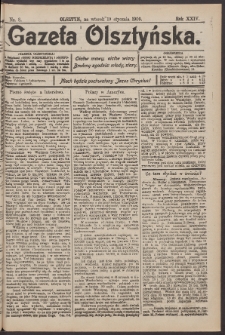Gazeta Olsztyńska, 1909, nr 8