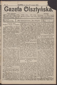 Gazeta Olsztyńska, 1909, nr 10