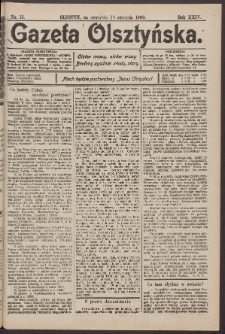Gazeta Olsztyńska, 1909, nr 13