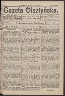 Gazeta Olsztyńska, 1909, nr 15