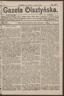 Gazeta Olsztyńska, 1909, nr 19