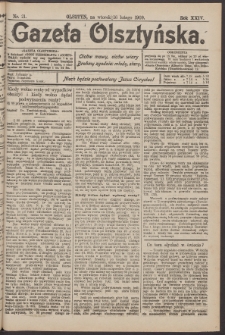 Gazeta Olsztyńska, 1909, nr 21