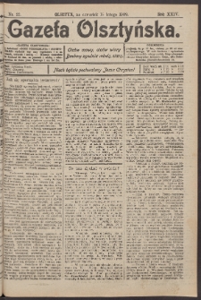 Gazeta Olsztyńska, 1909, nr 22