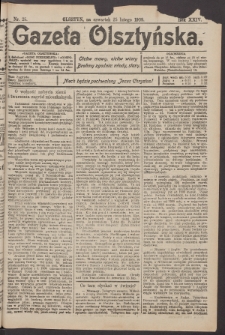 Gazeta Olsztyńska, 1909, nr 25