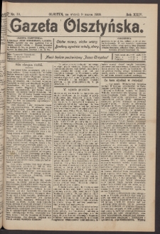 Gazeta Olsztyńska, 1909, nr 30