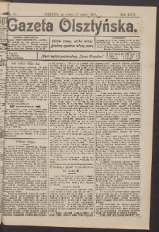 Gazeta Olsztyńska, 1909, nr 38