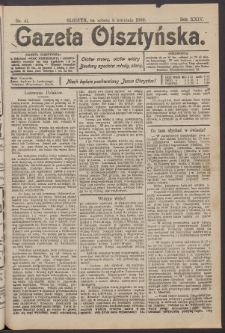 Gazeta Olsztyńska, 1909, nr 41