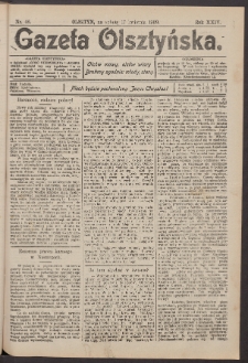 Gazeta Olsztyńska, 1909, nr 46
