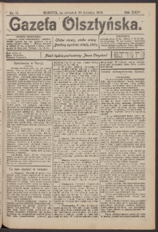 Gazeta Olsztyńska, 1909, nr 51