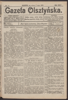 Gazeta Olsztyńska, 1909, nr 55