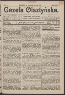 Gazeta Olsztyńska, 1909, nr 56