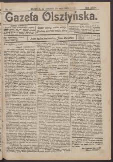 Gazeta Olsztyńska, 1909, nr 59