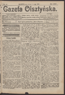 Gazeta Olsztyńska, 1909, nr 63