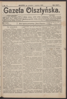 Gazeta Olsztyńska, 1909, nr 64