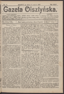 Gazeta Olsztyńska, 1909, nr 68