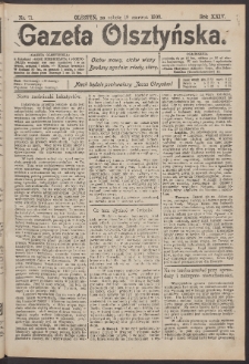 Gazeta Olsztyńska, 1909, nr 71