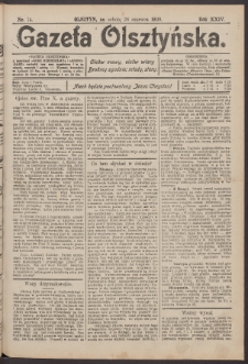 Gazeta Olsztyńska, 1909, nr 74