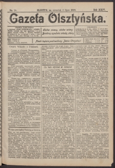 Gazeta Olsztyńska, 1909, nr 79