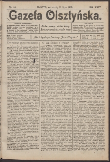 Gazeta Olsztyńska, 1909, nr 80