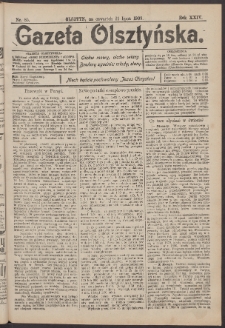 Gazeta Olsztyńska, 1909, nr 85