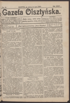 Gazeta Olsztyńska, 1909, nr 86