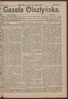 Gazeta Olsztyńska, 1909, nr 107