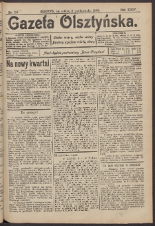 Gazeta Olsztyńska, 1909, nr 116