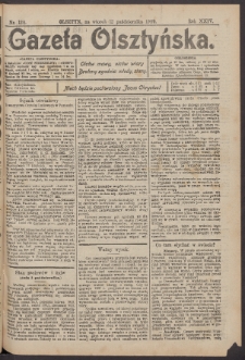 Gazeta Olsztyńska, 1909, nr 120