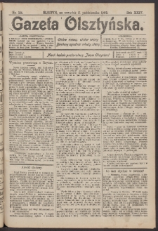 Gazeta Olsztyńska, 1909, nr 124