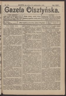 Gazeta Olsztyńska, 1909, nr 128