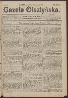 Gazeta Olsztyńska, 1909, nr 134
