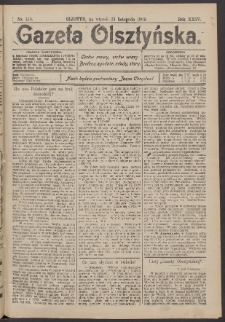 Gazeta Olsztyńska, 1909, nr 138
