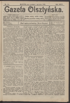 Gazeta Olsztyńska, 1909, nr 145