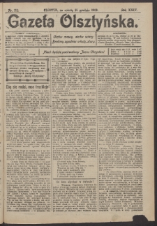 Gazeta Olsztyńska, 1909, nr 152
