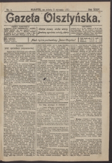 Gazeta Olsztyńska, 1910, nr 4