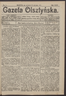 Gazeta Olsztyńska, 1910, nr 6