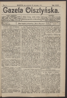 Gazeta Olsztyńska, 1910, nr 6