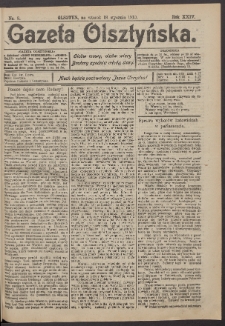 Gazeta Olsztyńska, 1910, nr 8