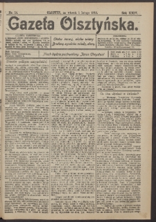 Gazeta Olsztyńska, 1910, nr 14