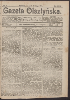 Gazeta Olsztyńska, 1910, nr 19