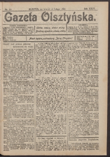 Gazeta Olsztyńska, 1910, nr 20