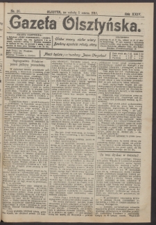 Gazeta Olsztyńska, 1910, nr 28