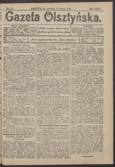 Gazeta Olsztyńska, 1910, nr 33